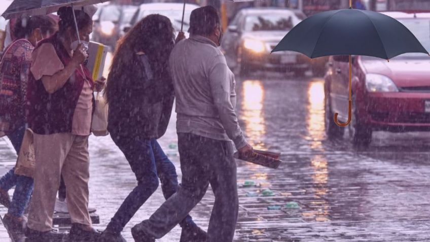 11 estados tendrán LLUVIAS FUERTES y rachas de viento hoy jueves 26 de octubre