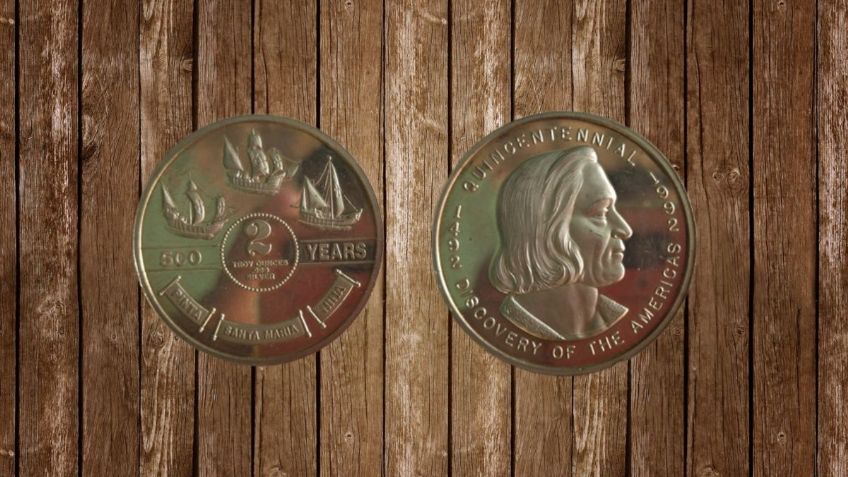 Rara moneda de PLATA del Descubrimiento de América se ofrece por casi 300 mil pesos