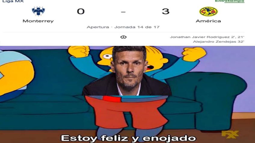 Liga MX: Los MEMES reprueban el triunfo del América vs Monterrey, quienes jugaron con uno menos