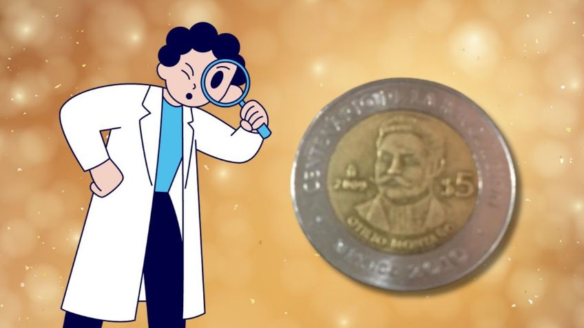 FOTOS: Esta es la moneda de 5 pesos por la que exigen casi 50 mil pesos en internet
