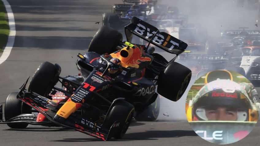 VIDEO: Checo Pérez sale LLORANDO tras quedar FUERA del GP de México en la primera vuelta