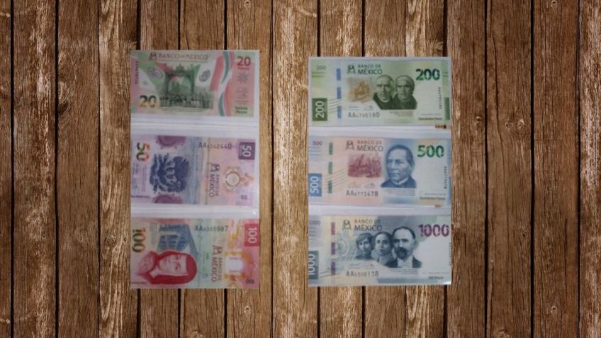 Colección de billetes con SERIES únicas se vende en 1.2 millones de pesos | Características