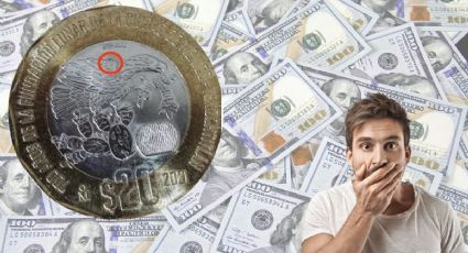 ¿Cuál es el error de impresión de esta moneda de 20 pesos que vale 100 mil pesos en internet?