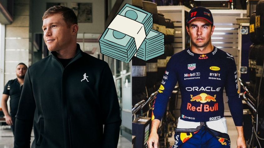 Canelo Álvarez vs Checo Pérez; ¿quién tiene la FORTUNA más grande y de cuánto es?