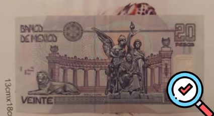 Exigen casi 35 mil pesos por este billete de 20 pesos; ¿cuáles son sus características?