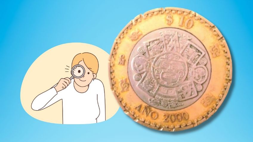 Piden más de 40 mil pesos por esta moneda de 10 pesos; ¿cuál es su error de acuñación?