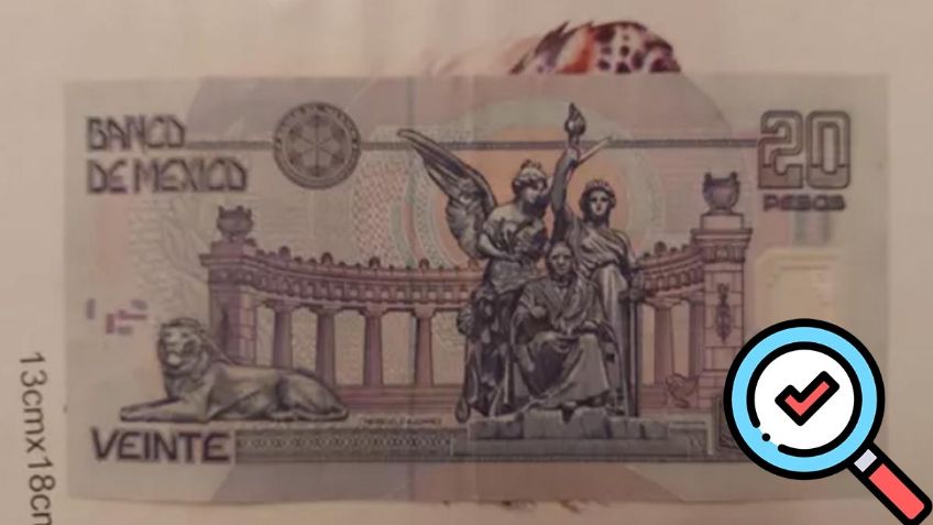 Exigen casi 35 mil pesos por este billete de 20 pesos; ¿cuáles son sus características?
