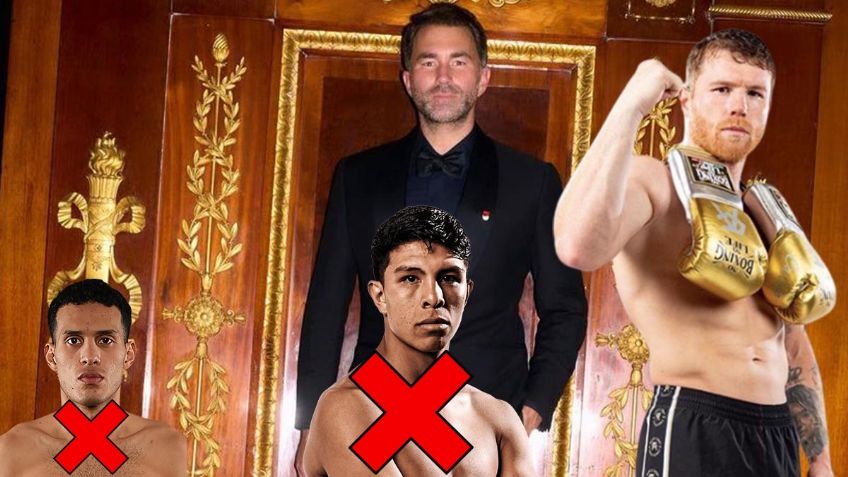 Ni david Benavidez ni Jaime Munguía, Eddie Hearn revela el boxeador que podría derrotar a Canelo Álvarez