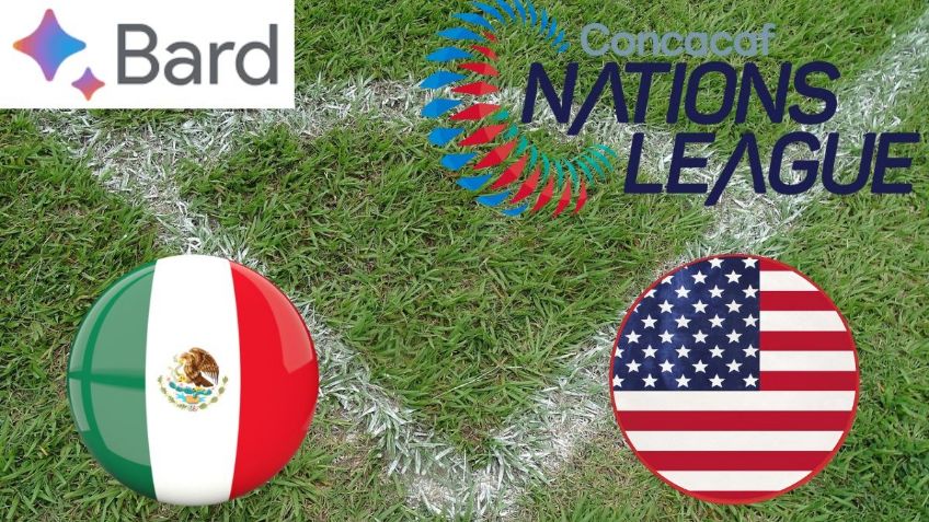México o Estados Unidos: quién es el favorito para ganar la Nations League según la AI Google Bard