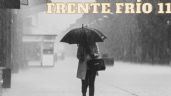 Frente Frío 11: ¿Cuáles son los estados que tendrán lluvias y heladas hoy viernes 24 de noviembre?