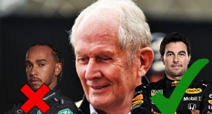 Helmut Marko desprecia a Lewis Hamilton y ahora se rinde ante Checo Pérez