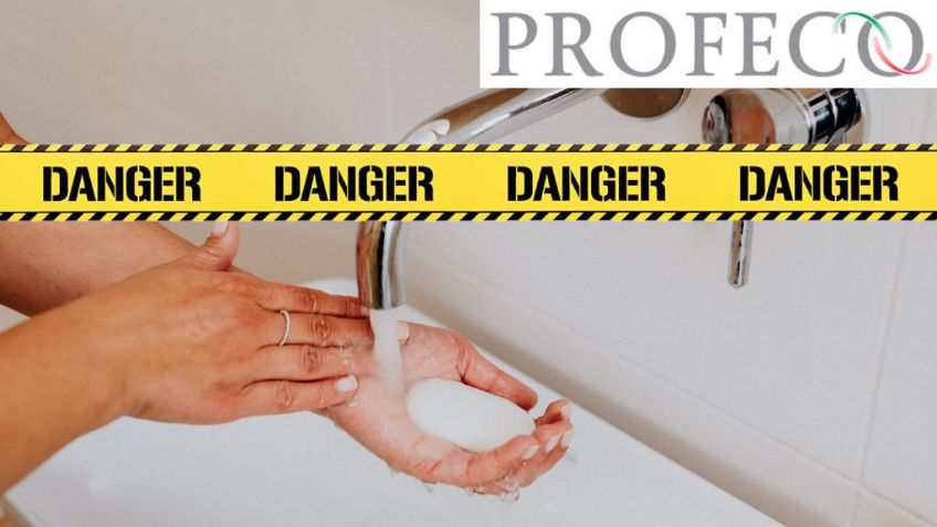 ¿Cuál es la marca de jabón que no es recomendada por la Profeco y por qué?