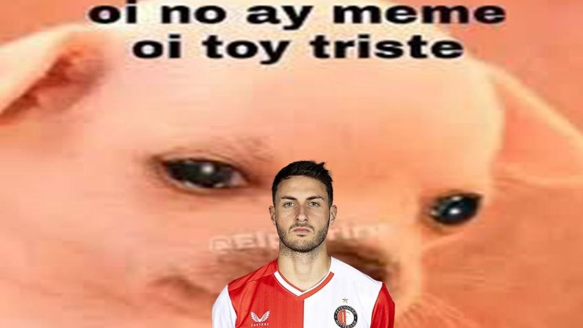 Feyenoord eliminado: Los MEMES se burlan de Santi Giménez tras su autogol ante el Atlético de Madrid