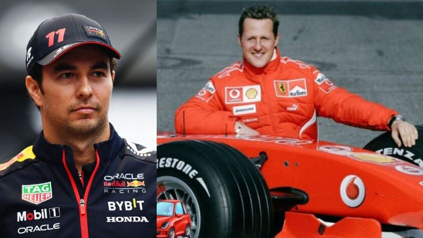 El récord del legendario Michael Schumacher que está a punto de alcanzar Checo Pérez
