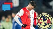Jugador del América le envió un polémico mensaje a Santi Giménez tras ser eliminado de la Champions League