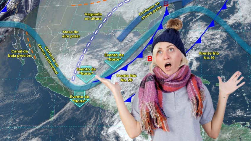 El frente frío 20 golpeará fuerte este 30 de diciembre, ¿donde habrá heladas de hasta -10 grados?