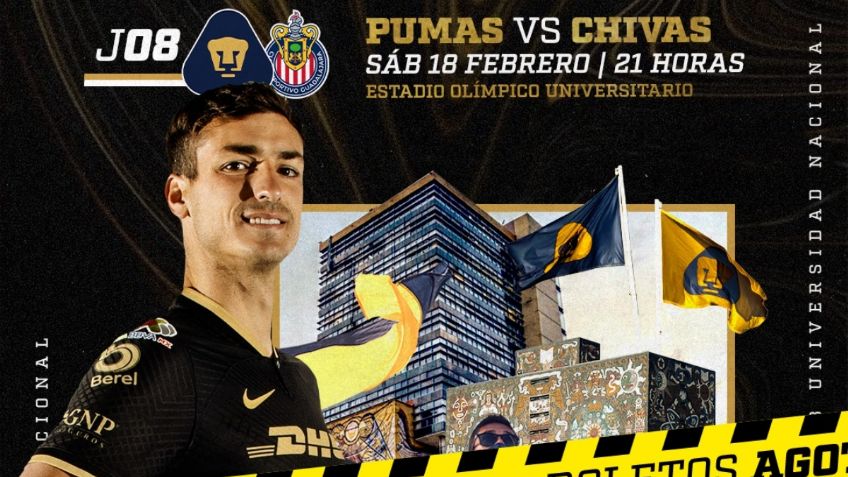 Liga MX | Jornada 8: Pronósticos y apuestas para el juego Pumas vs Chivas