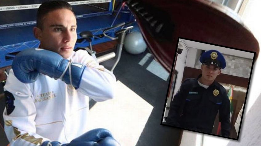 Conoce al policía que es boxeador profesional y tiene un campeonato latino