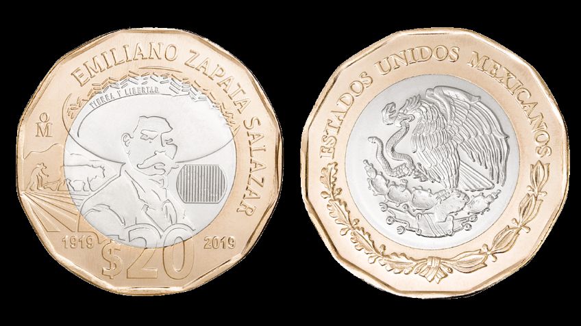 Numismática | ¿Qué características tiene la moneda de Zapata que vale 30 mil pesos?