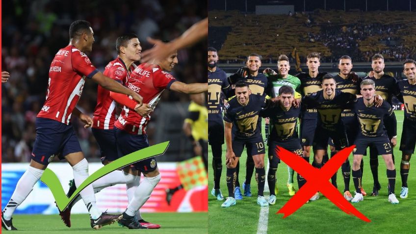 ¡Pumas a la baja! Así queda la TABLA GENERAL del Clausura 2023 tras la Jornada 8