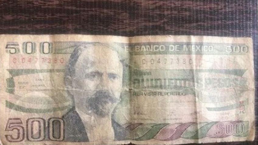 ¿Cuál es el billete de 500 pesos de Francisco I. Madero por el que ofrecen 13 mil?