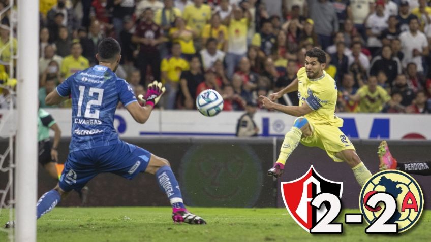 Liga MX: América mantuvo el invicto sin vencer al Atlas y con los MEMES burlándose de su empate