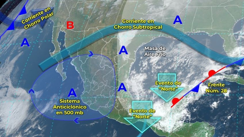 Frente Frío 28: ¿Qué estados tendrán HELADAS y lluvias intensas HOY domingo 5 de febrero?