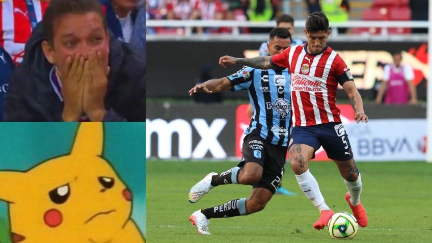 Chivas rescata empate de último minuto con Querétaro, pero los MEMES se burlan de Jiménez