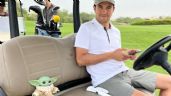 VIDEO | Checo Pérez impacta con su habilidad para el golf junto a Baby Yoda