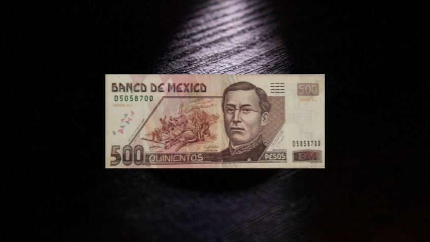 ¿Cuál es el billete de 500 pesos que ya no se fabrica y se vende en 10 mil?