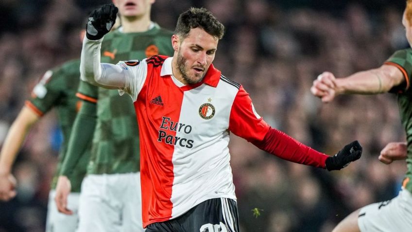 VIDEO: GOL de Santiago Giménez en el Feyenoord vs Shakhtar