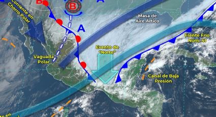 Frente Frío 42: ¿Cuándo llegará a México y qué estados serán afectados con LLUVIAS?