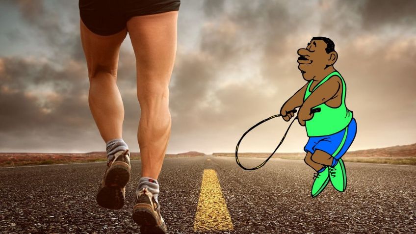 ¿Qué es mejor para bajar de peso correr o saltar la cuerda?
