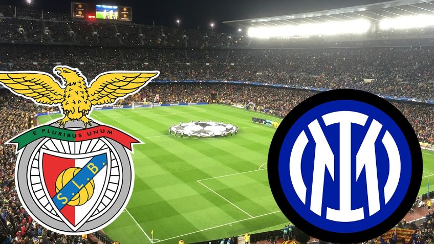 Qué canal transmite HOY Benfica vs Inter de Milán EN VIVO por TV: Champions League