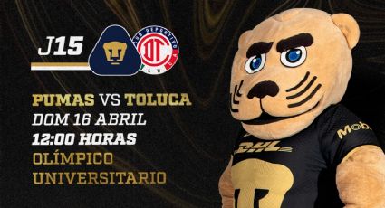 Qué canal transmite HOY Pumas vs Toluca EN VIVO por TV: Jornada 15, Clausura 2023