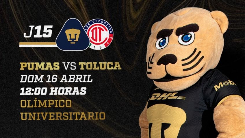 Qué canal transmite HOY Pumas vs Toluca EN VIVO por TV: Jornada 15, Clausura 2023