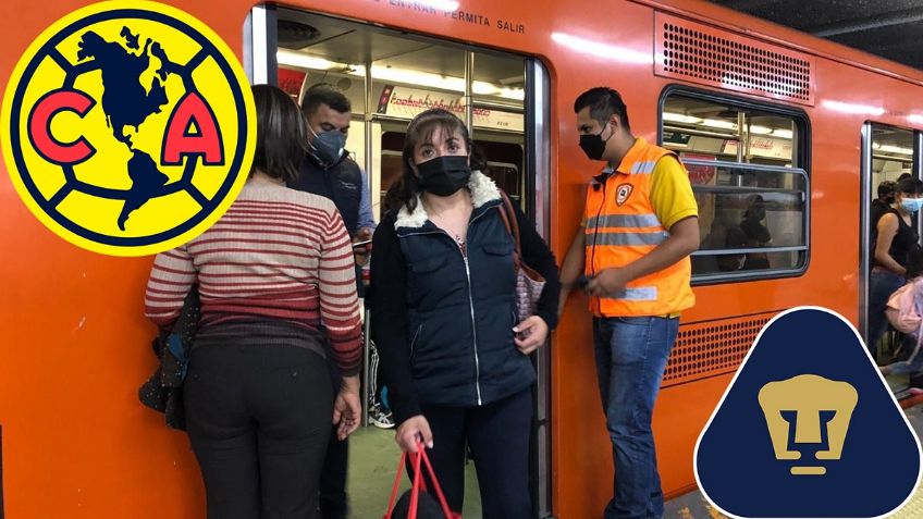 ¿Habrá cambio de horario en el Metro CDMX y Tren Ligero por el América vs Pumas?