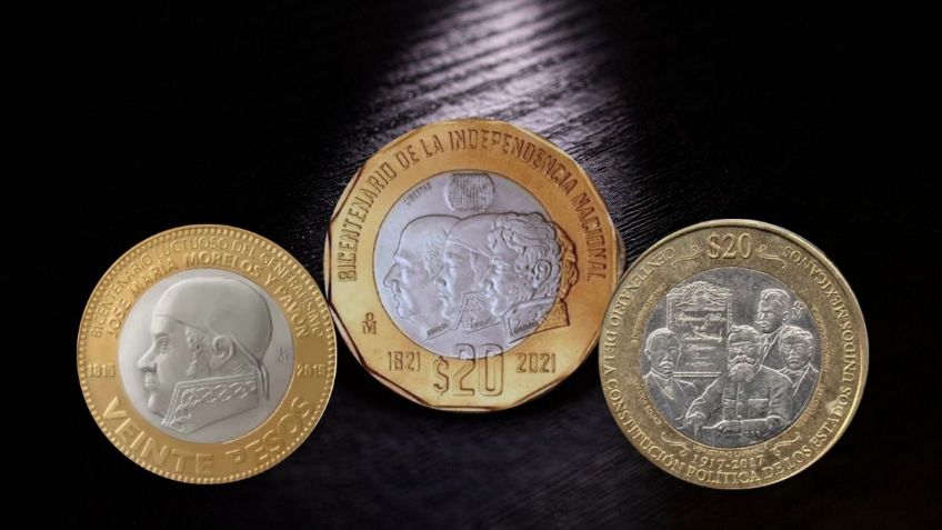 ¿Cuáles son las tres monedas de 20 pesos por las que te pueden pagar 100,000 pesos?