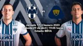 Link para ver EN VIVO por internet Monterrey vs Pumas | Jornada 17 de la Liga MX