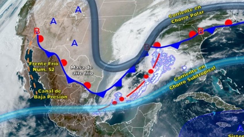 Frente Frío 52: ¿En qué estados se mantendrán las LLUVIAS hoy domingo 30 de abril?