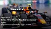 Checo Pérez | Así reaccionó la prensa internacional al triunfo del tapatío en el GP de Azerbaiyán