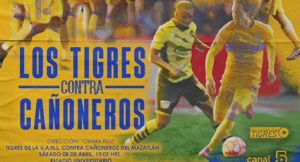 Qué canal transmite Tigres vs Mazatlán EN VIVO por TV: Liga MX | Jornada 14 Clausura 2023