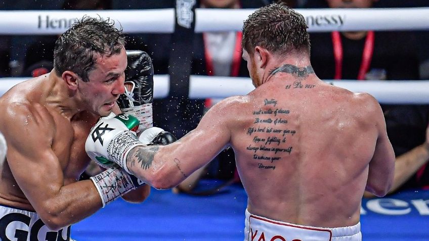 ¿Qué dice el tatuaje que Canelo Álvarez se hizo en la espalda?