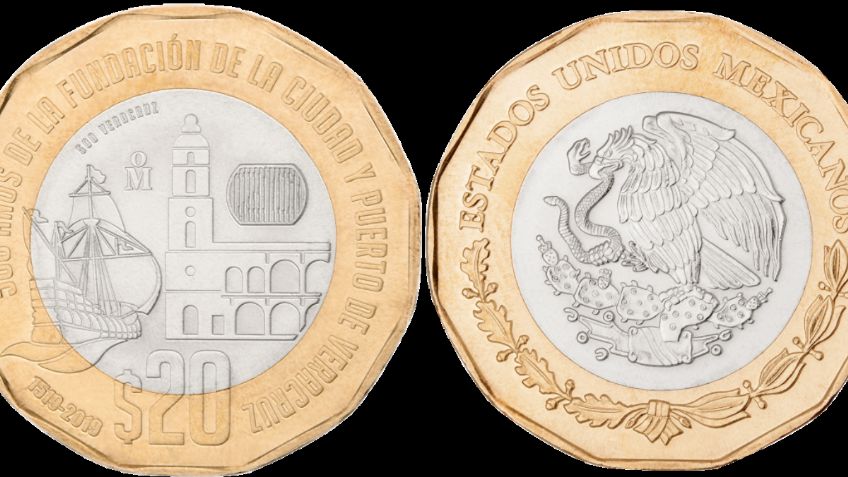 ¿Qué características tiene la moneda de 20 pesos por la que te pueden pagar hasta 10 mil?