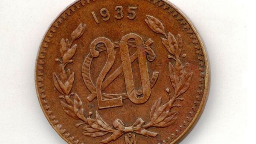 Conoce la moneda de 20 centavos por la que piden hasta 150,000 pesos en Internet