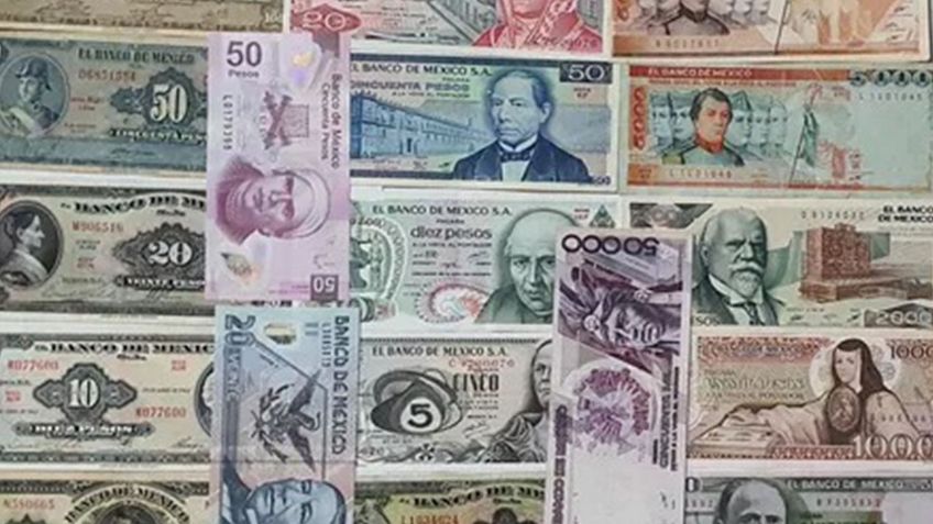 ¿Cómo es la colección de billetes antiguos que se vende en 1,000,000 de pesos?