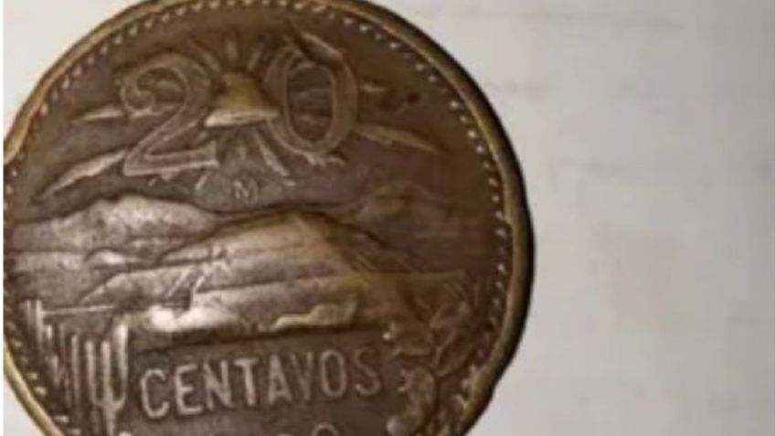 ¿Cuál es la moneda de 20 centavos que se vende hasta en 450,000 pesos en Internet?