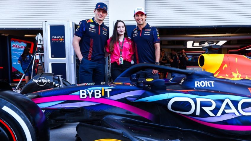 Checo Pérez lanza AMENAZA a Max Verstappen previo al GP de Miami 2023 (VIDEO)