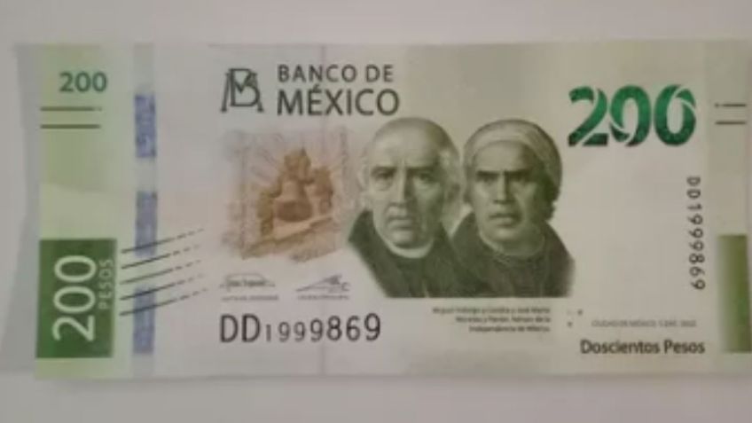 Así puedes reconocer el billete de 200 pesos por el que exigen 250,000 pesos en internet