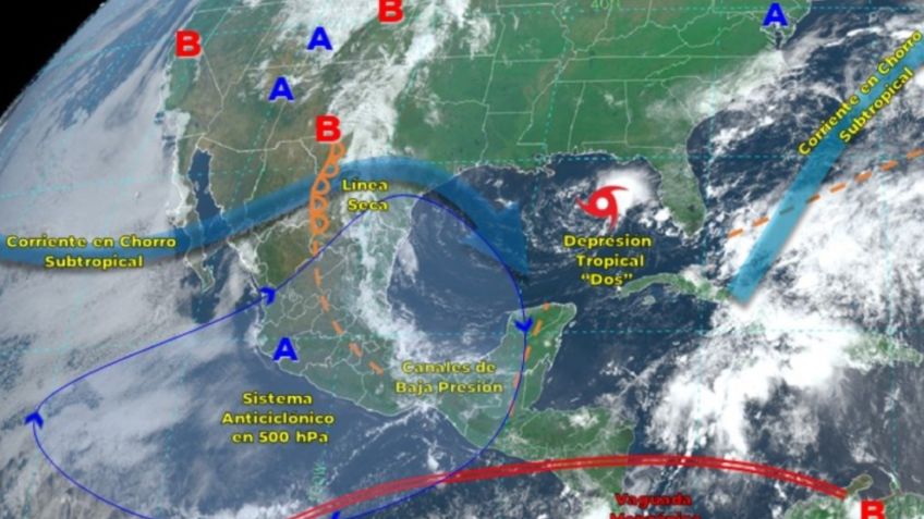 Tormenta Tropical Arlene afecta con LLUVIAS a estos estados con su llegada